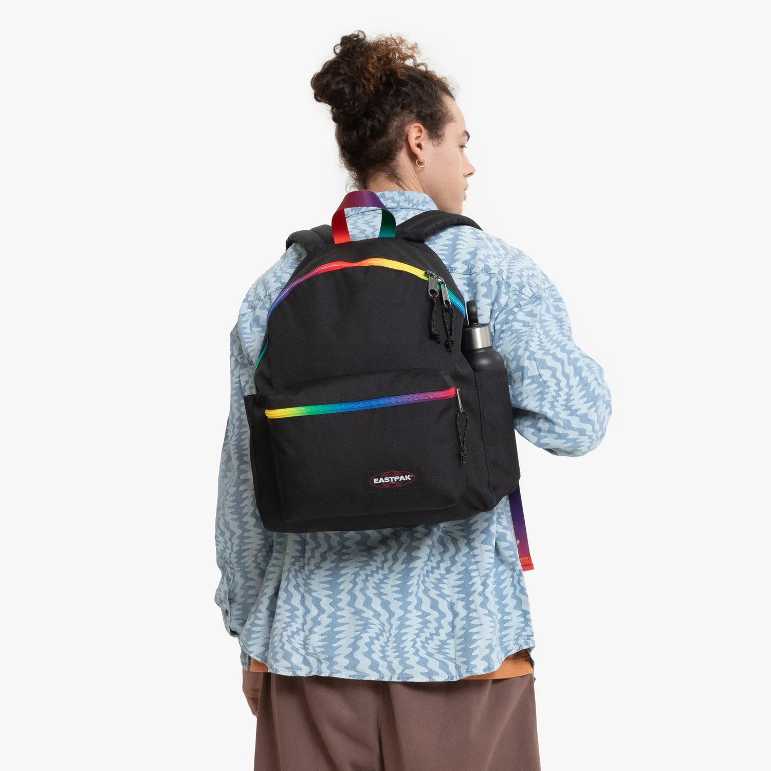 Eastpak Day Pak'r rygsæk Rainbow Dark tie-dye 14"