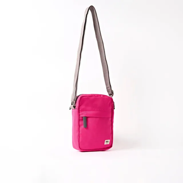 Roka London Bond crossbody taske granita red small 1,5 liter