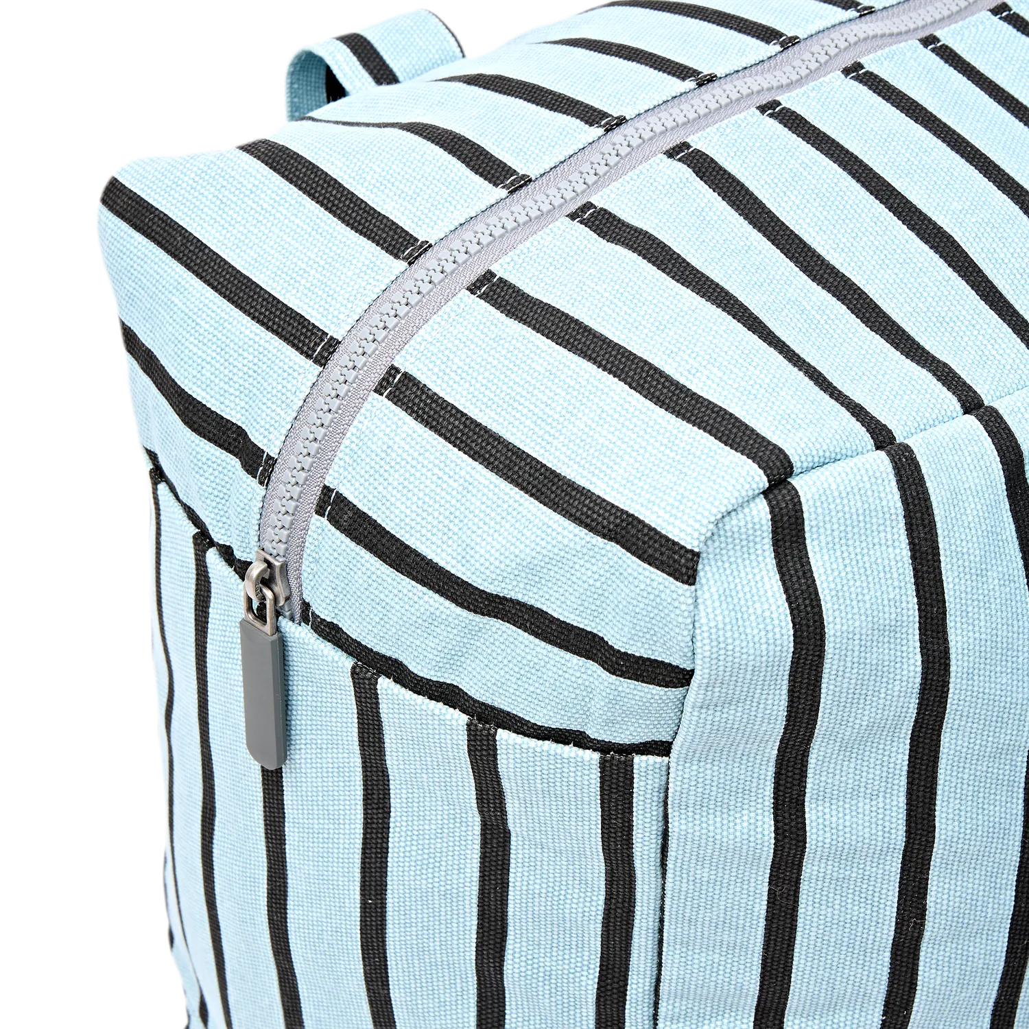 Roka London Sloane Medium skuldertaske blue stripe 24,4 liter