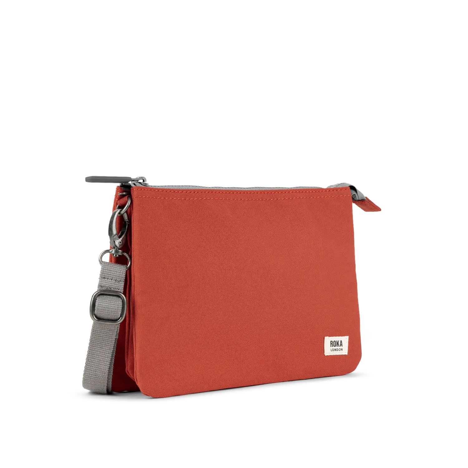 Roka London Carnaby XL crossbody taske Rooibos vandafvisende