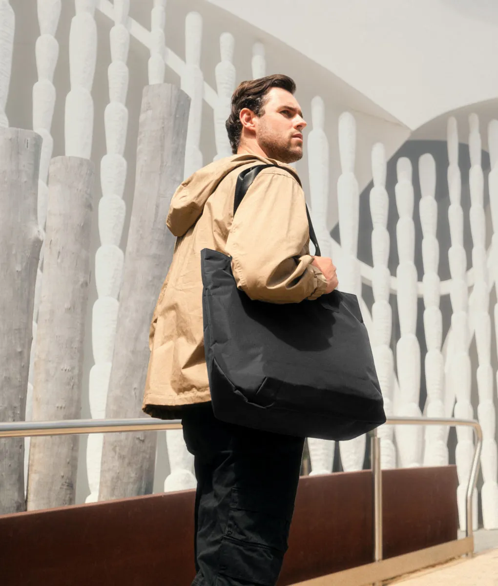 Alpaka Elements Tote L shopper sort/grå slidstærk