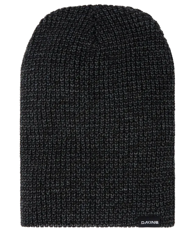 Dakine Tall Boy hue sortmeleret ribstrik blød
