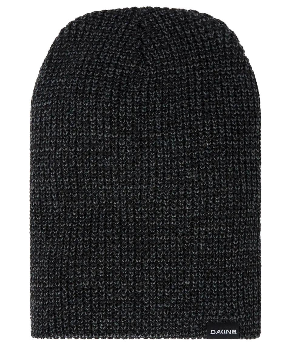 Dakine Tall Boy hue sortmeleret ribstrik blød
