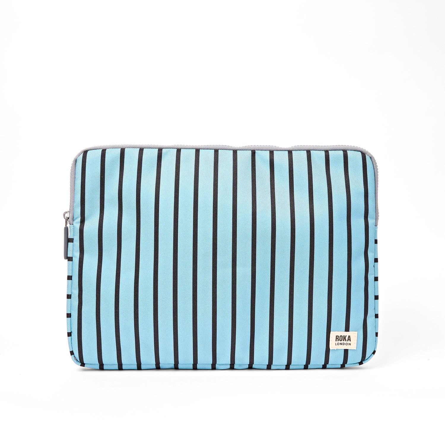Roka London Brick Lane laptop sleeve 14" Blue Stripe