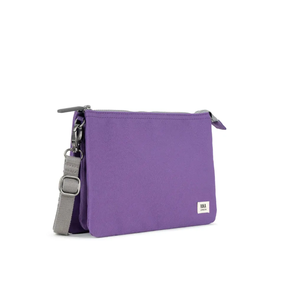 Roka London Carnaby XL crossbody Imperial Purple 0,5 liter