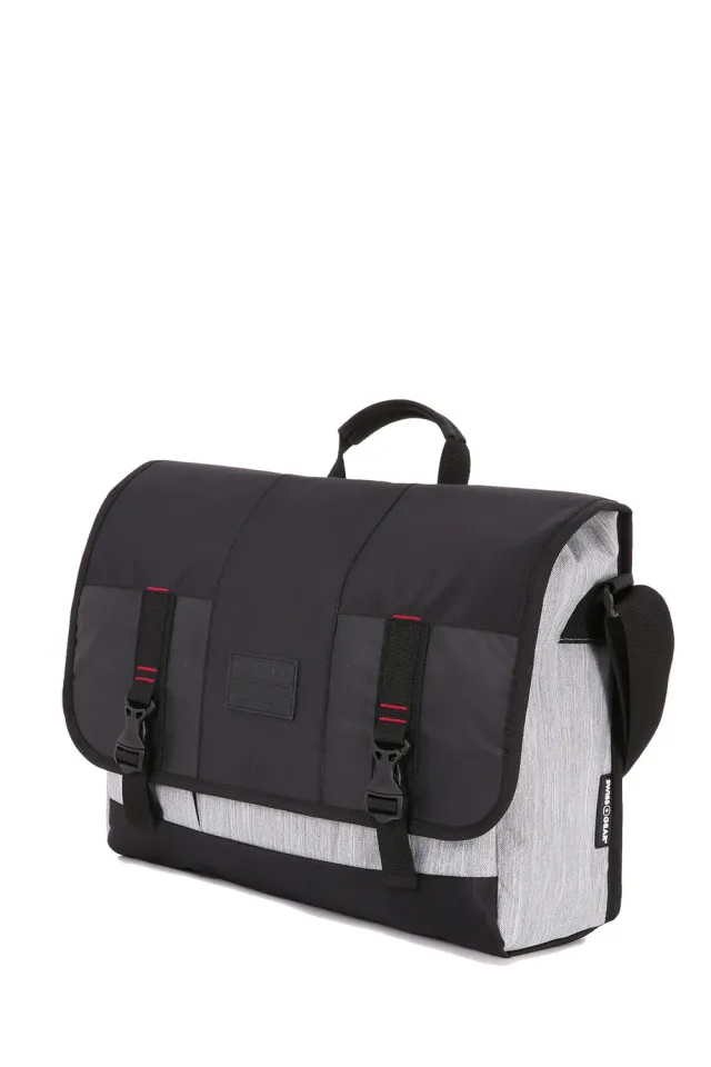 Swissgear 5659 messenger laptoptaske grå USB