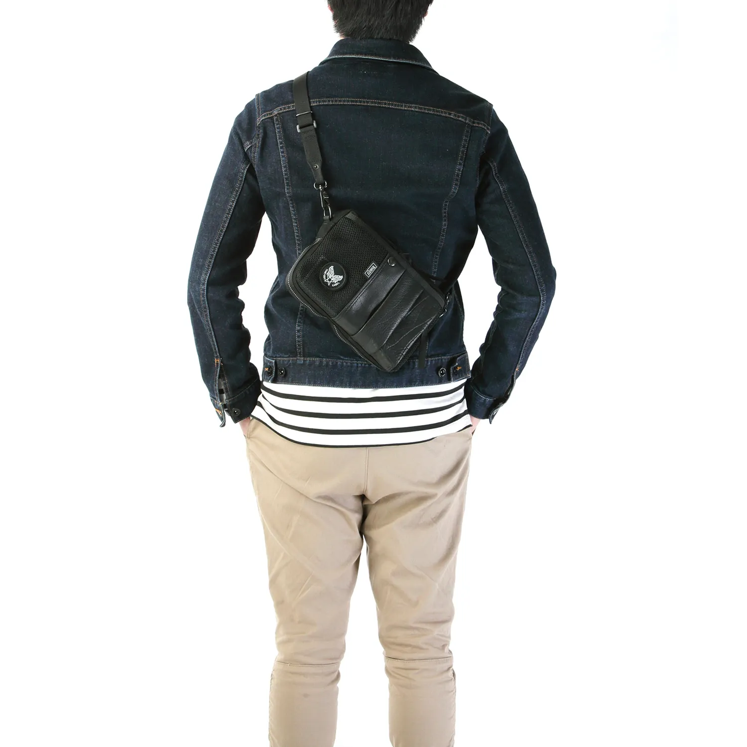 Harvest Label Custom HC-0100 skuldertaske sort mini