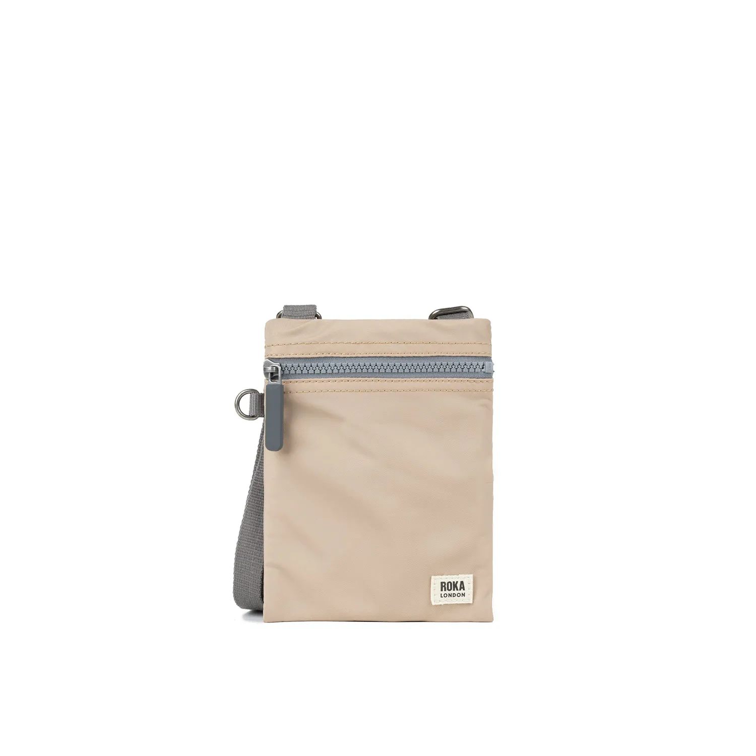 Roka London Chelsea Pocket sling taske Sand XS vejrbestandig