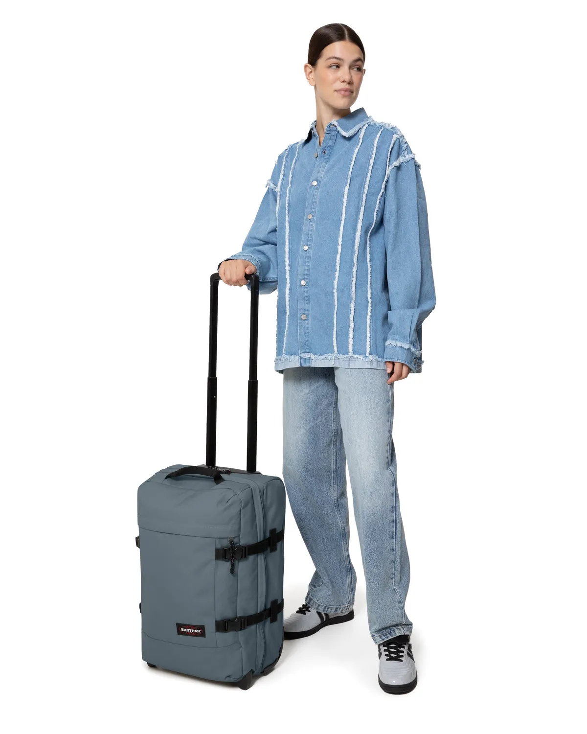 Eastpak Tranverz S kuffert Blue Afternoon blød