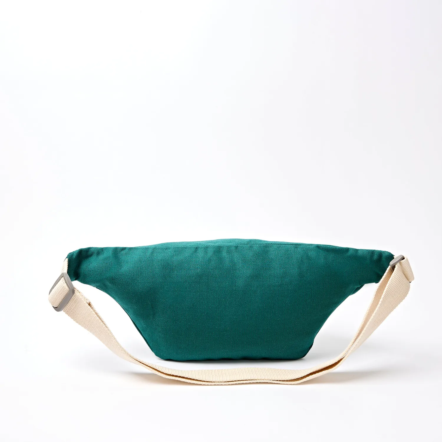 Roka London Mill Hill Small bæltetaske teal vandafvisende