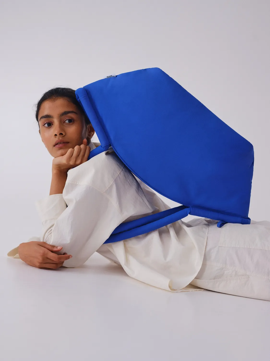 Ölend Haku skuldertaske cobalt blue vandafvisende