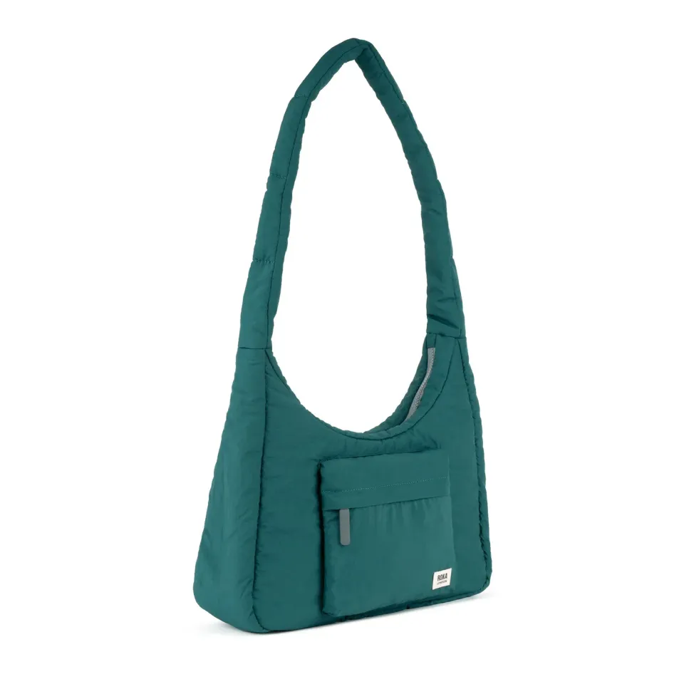 Roka London Belsize Crossbody Medium Teal 14,7 liter