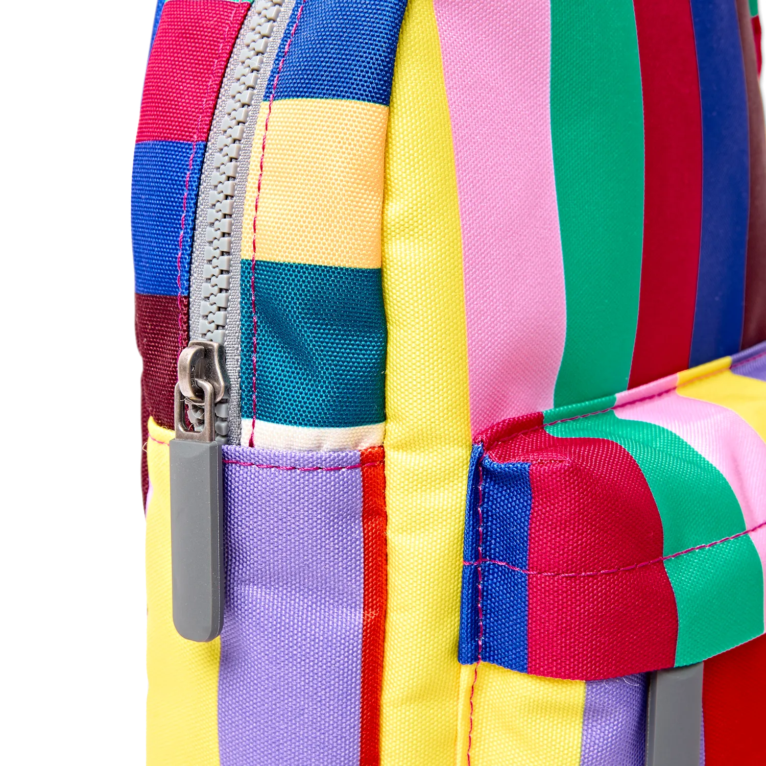 Roka London Willesden Sling taske Wide Multi Stripe Large 5 liter