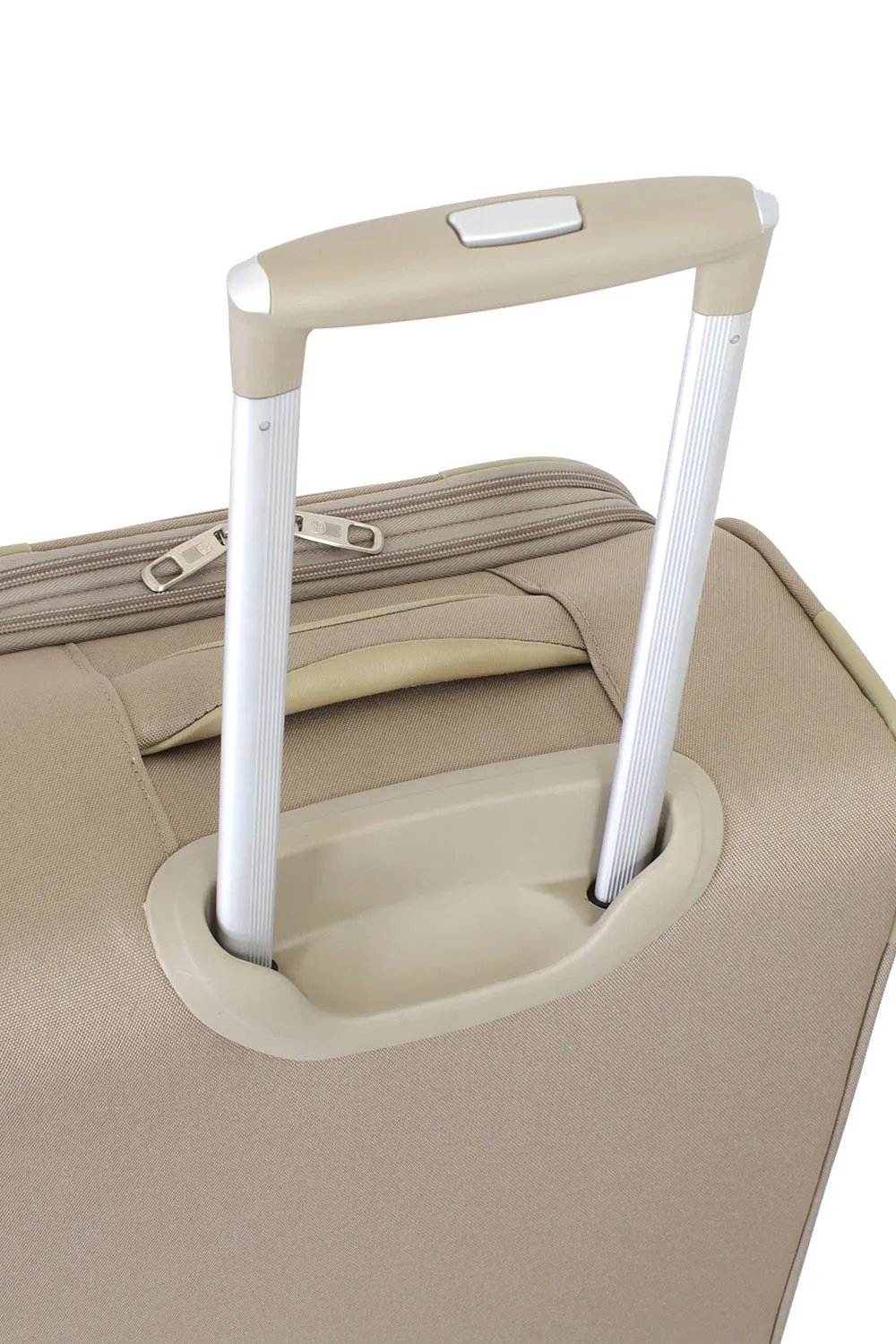 Swissgear 7353 stor kuffert Beige udvidelig 4 hjul