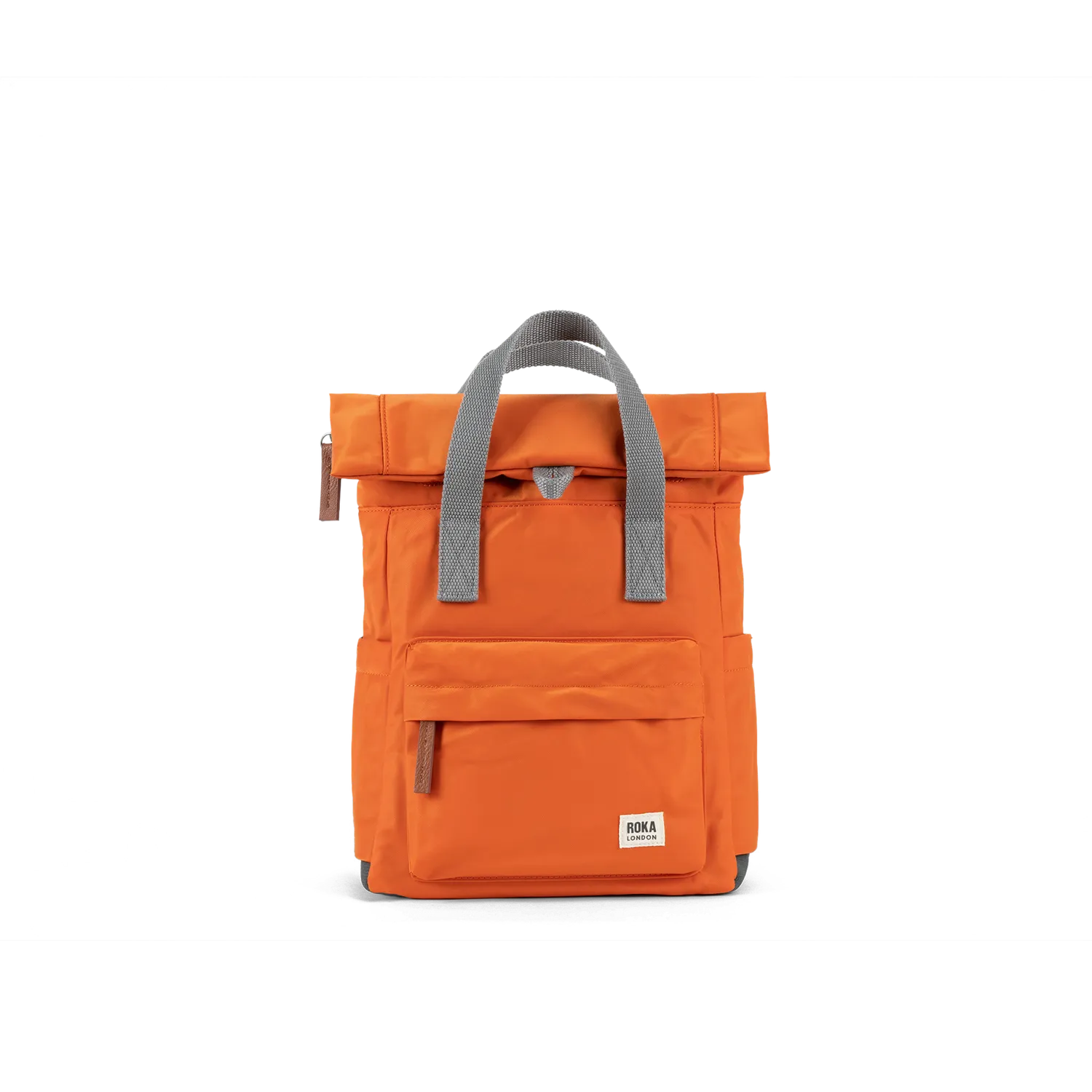 Roka London Canfield rygsæk Medium burnt orange roll-top
