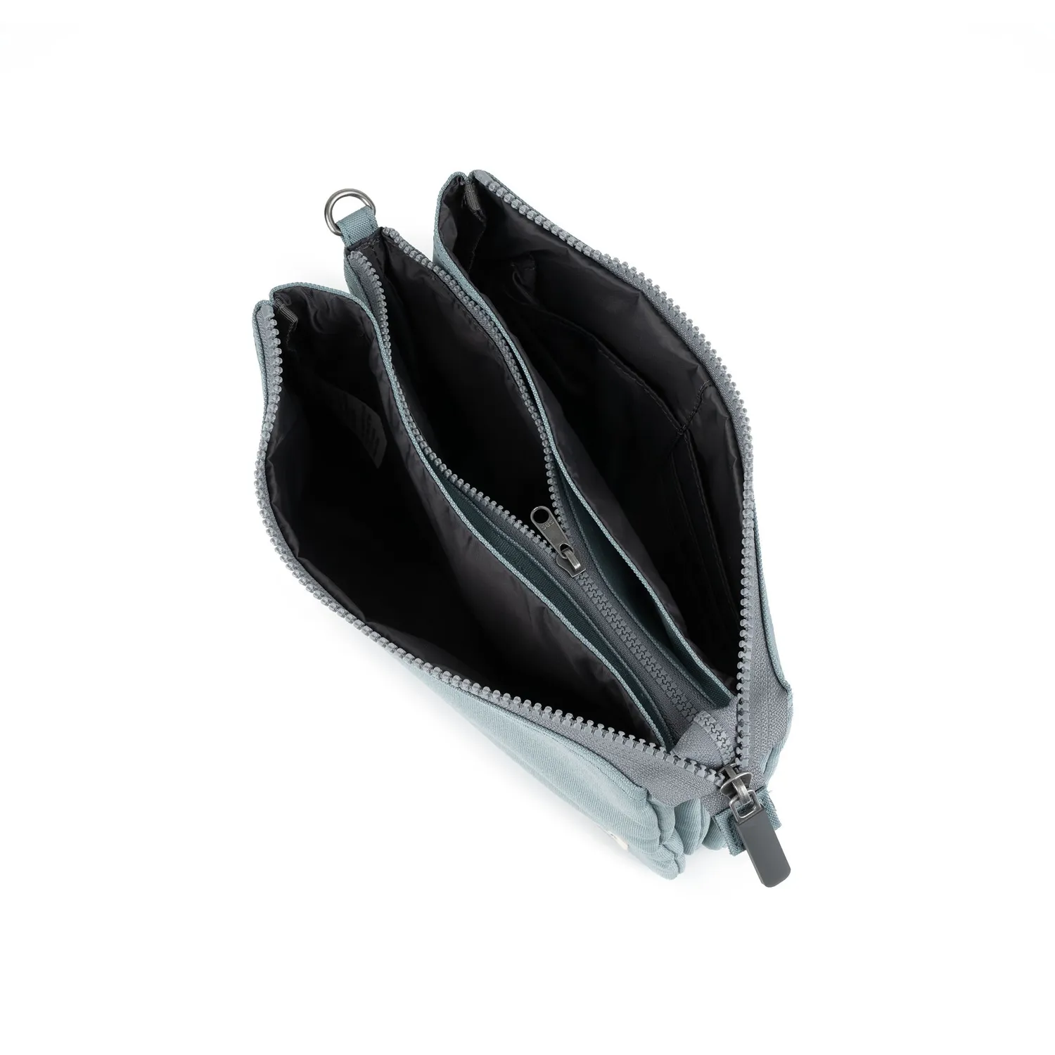 Roka London Carnaby crossbody XL London Fog blå 0,5L