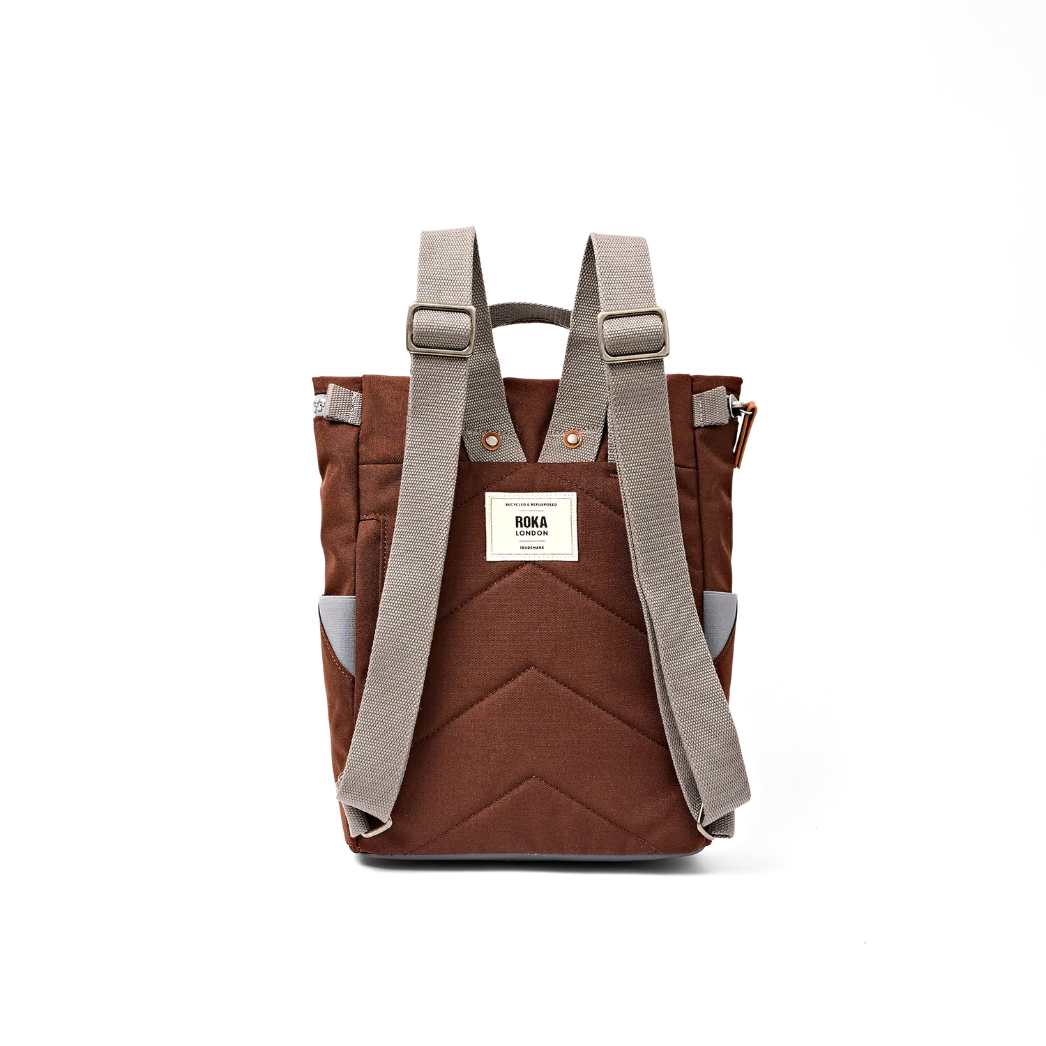 Roka London Finchley rygsæk Chocolate Medium laptoprum