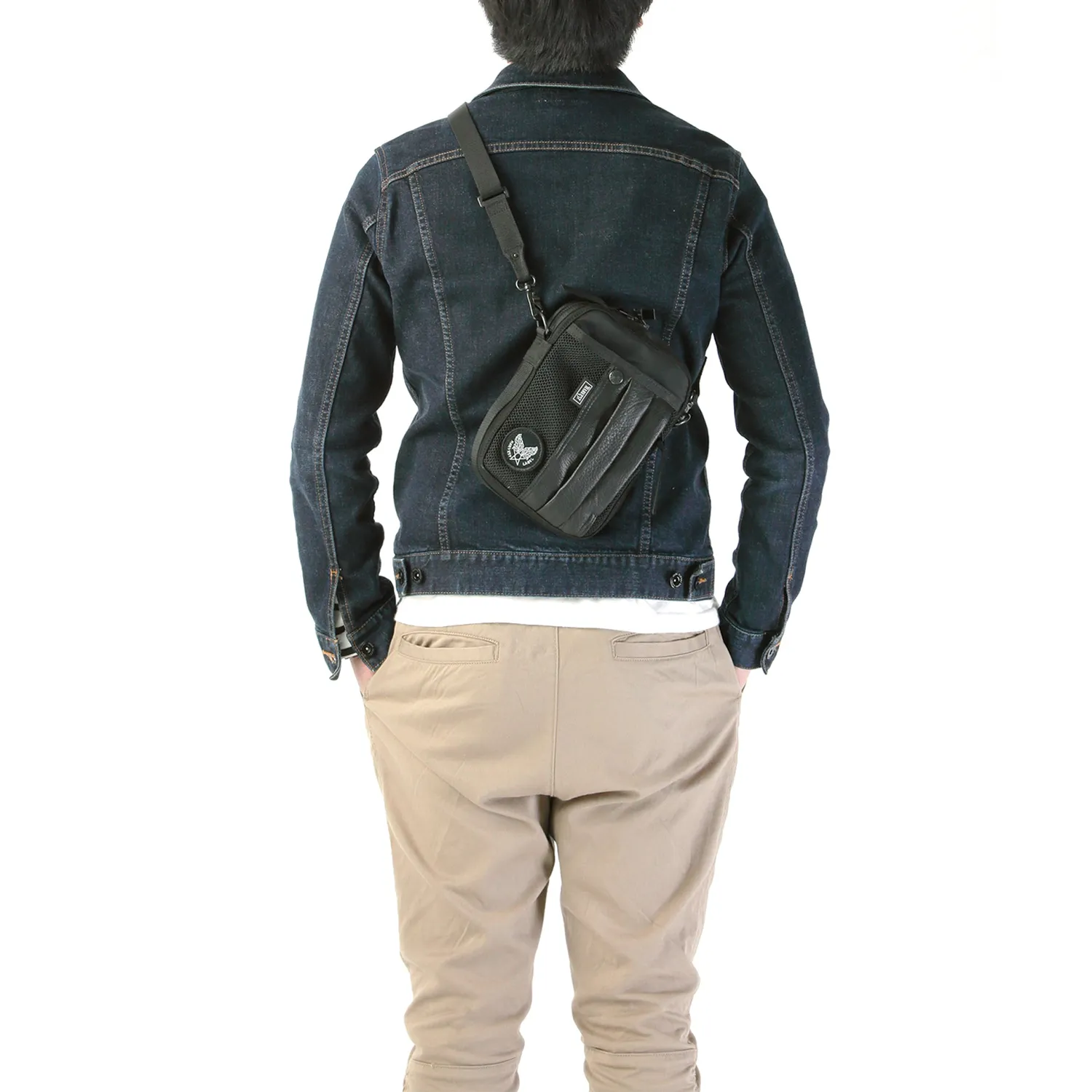 Harvest Label Custom HC-0112 skuldertaske sort minibæltetaske