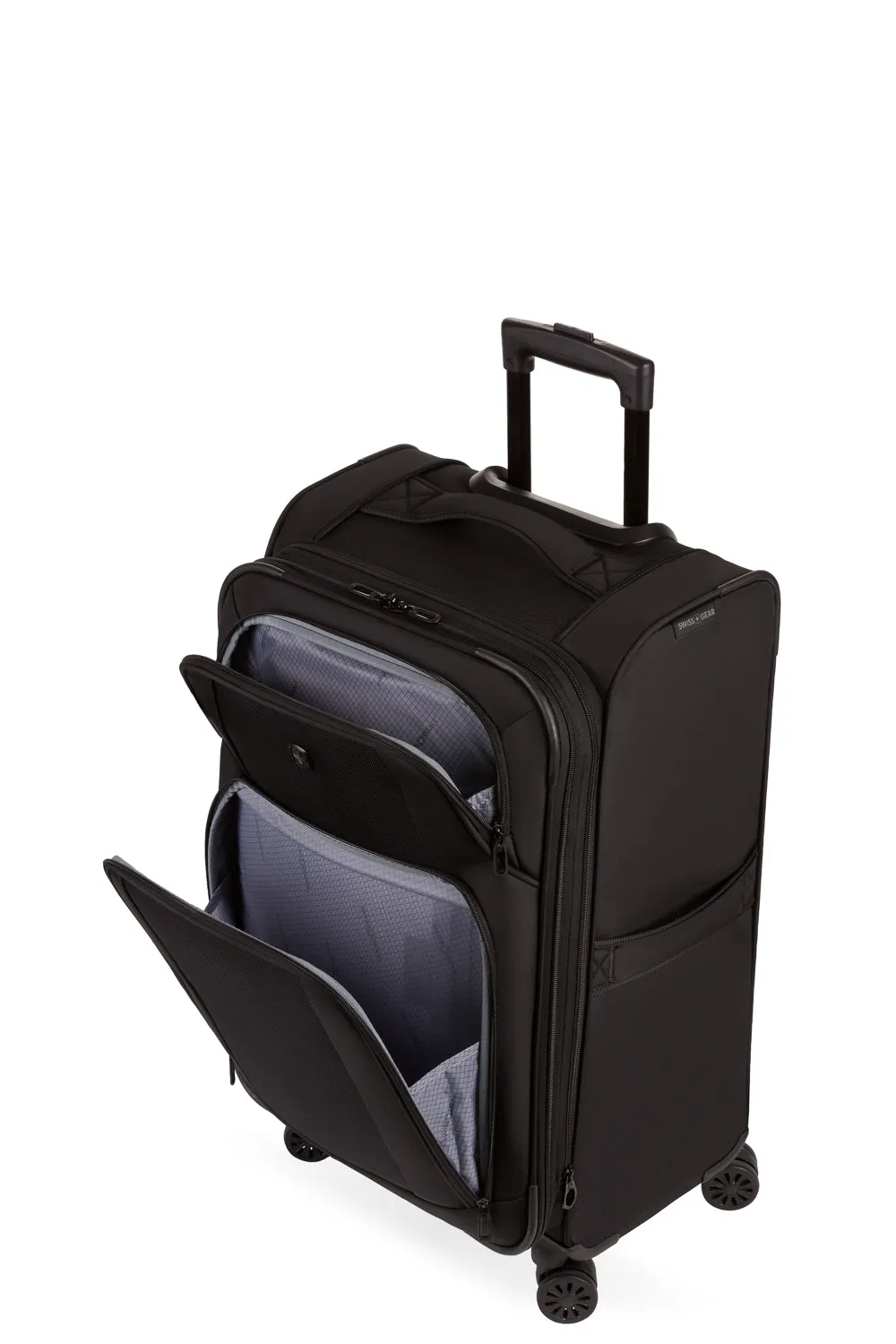 Swissgear Sion II Medium Checked kuffert sort mellem