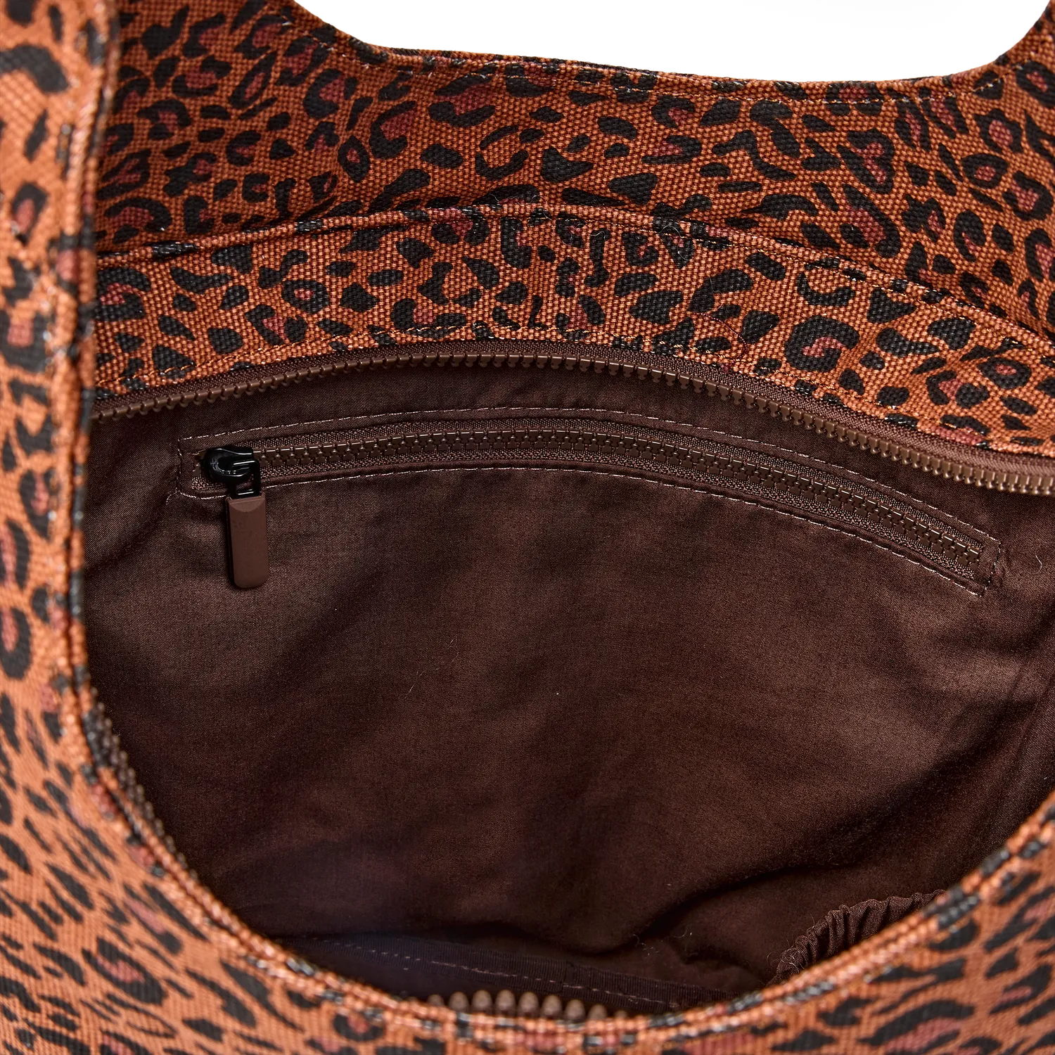 Roka London Hoxton Large skuldertaske Leopard Mini 15,3 liter