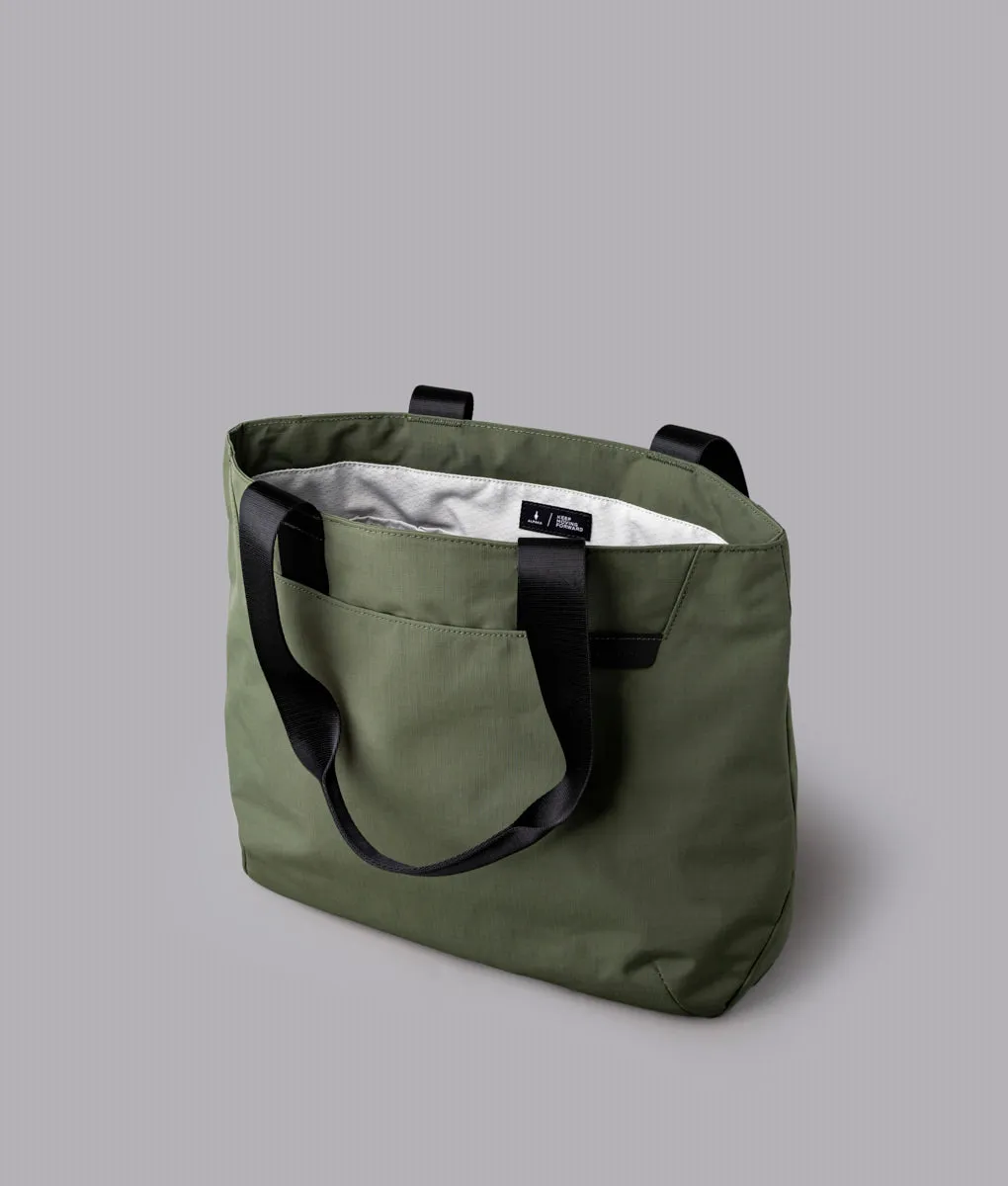 Alpaka Elements totebag M gron/gra 210D