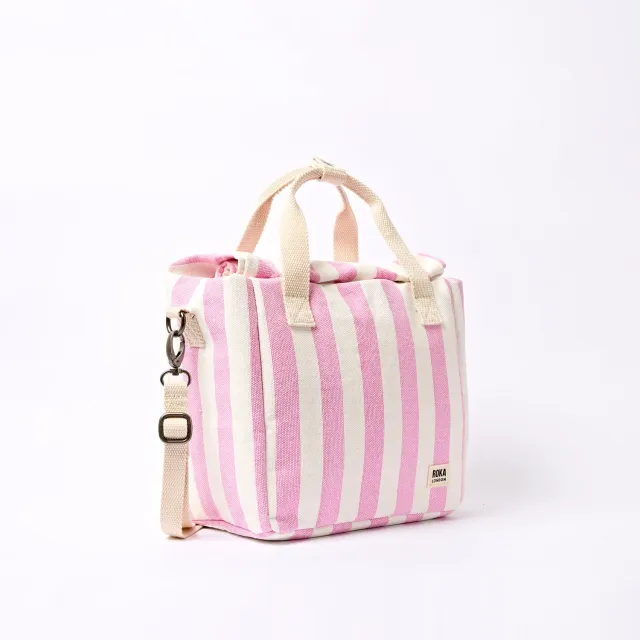 Roka London Hampstead madpakketaske Sherbet Stripe isoleret