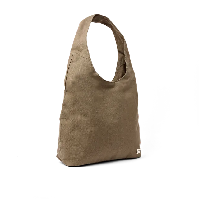 Roka London Hoxton skuldertaske Ranger Green Large 15,3 liter
