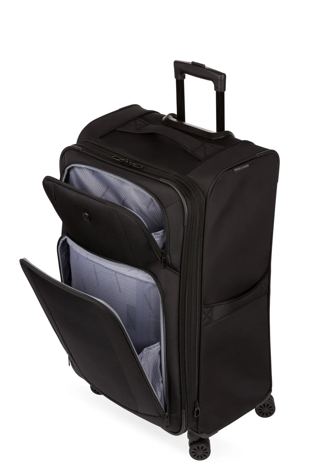 Swissgear Sion II Large Checked kuffert sort stor