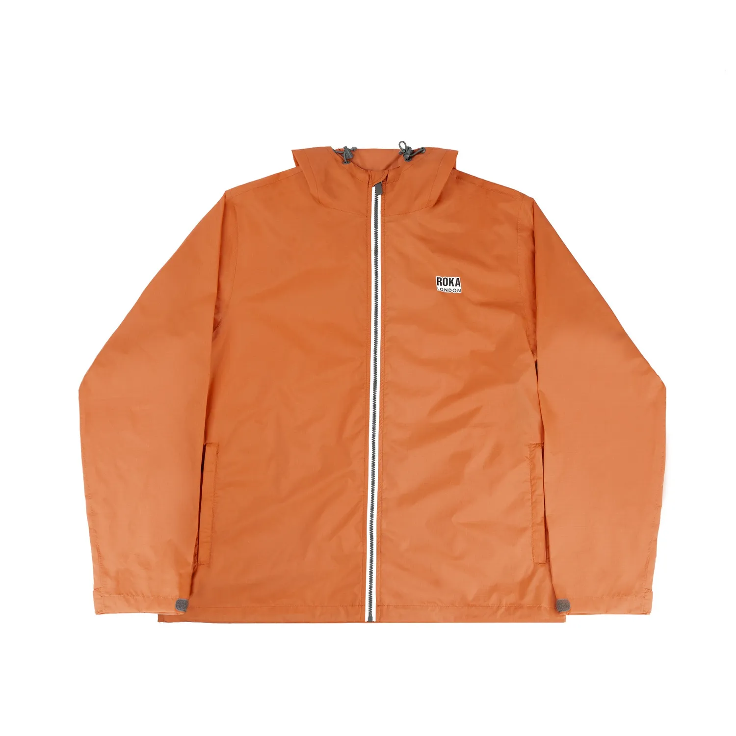 Roka London Holborn Rain Jacket regnjakke burnt orange vandtæt