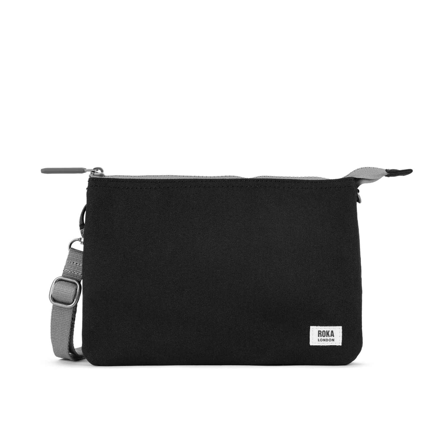 Roka London Carnaby XL crossbody taske grå 0,5 liter