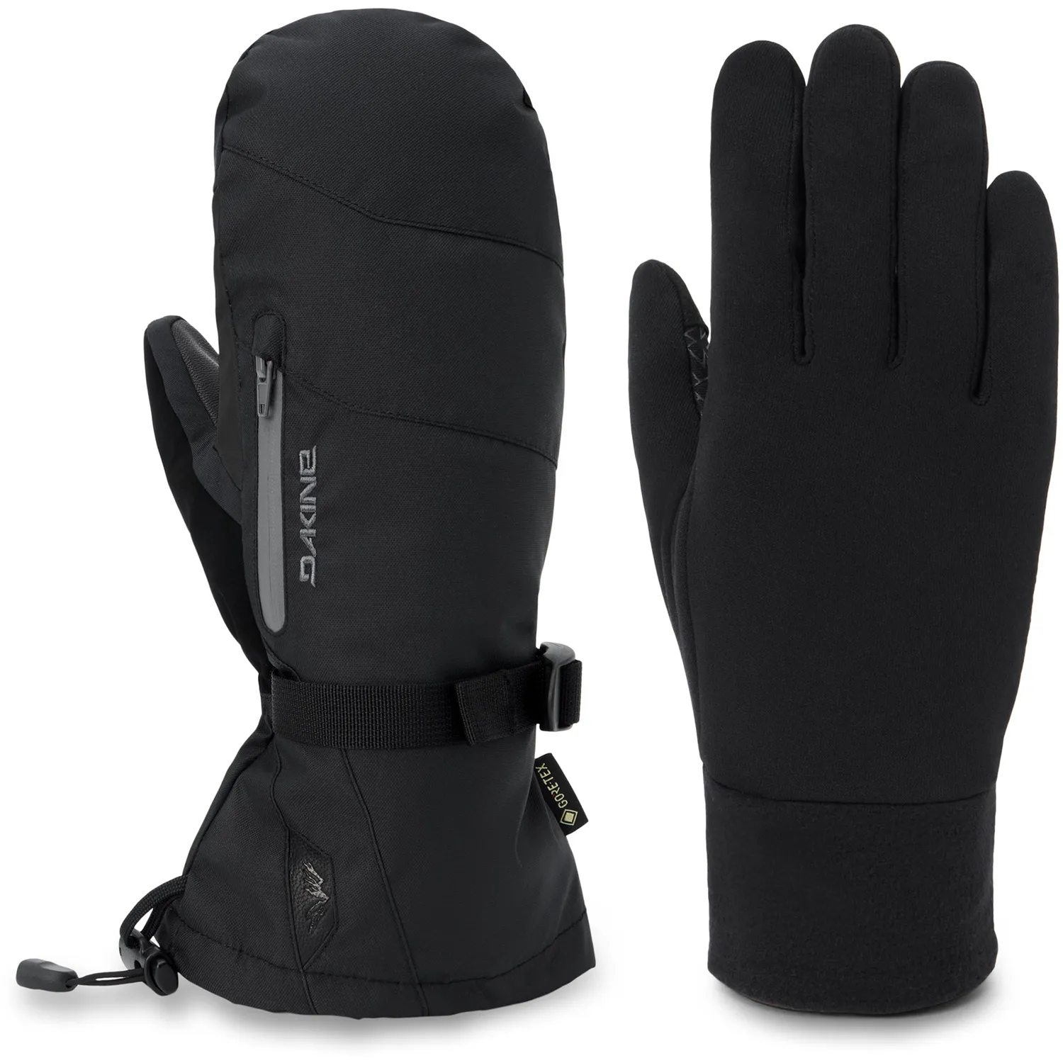 Dakine Titan 2.0 Leather DLX Gore-Tex luffer Sort