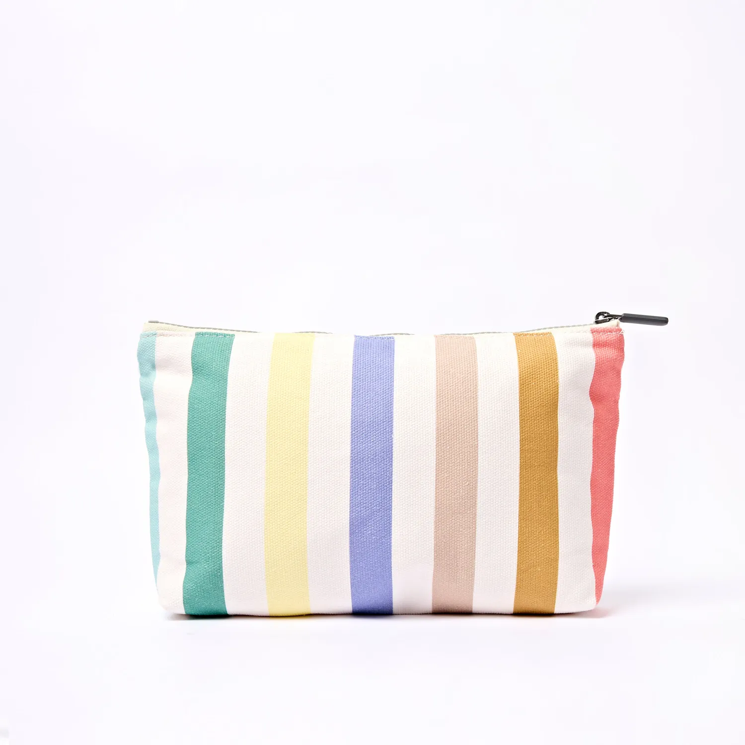 Roka London Maida Vale pouch Small pastel stripe bomuld