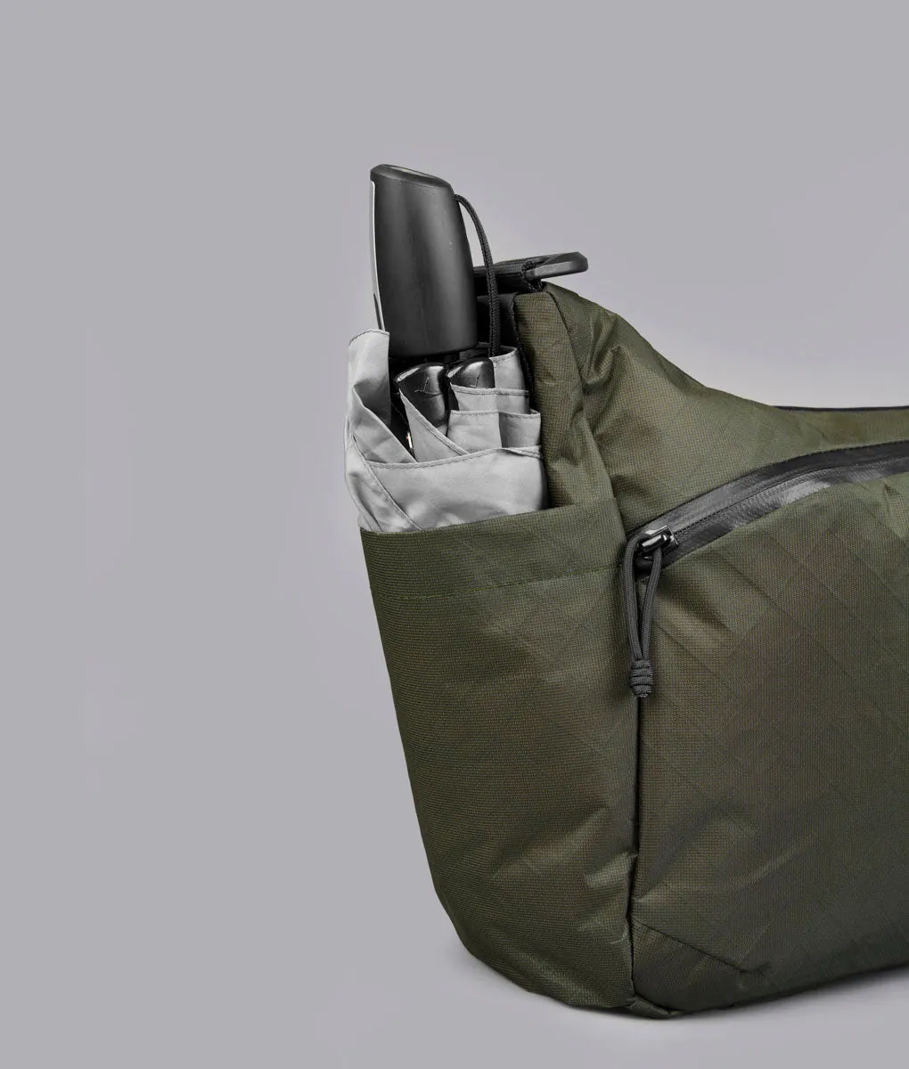 Alpaka Flight Satchel Ultradyne skuldertaske grøn