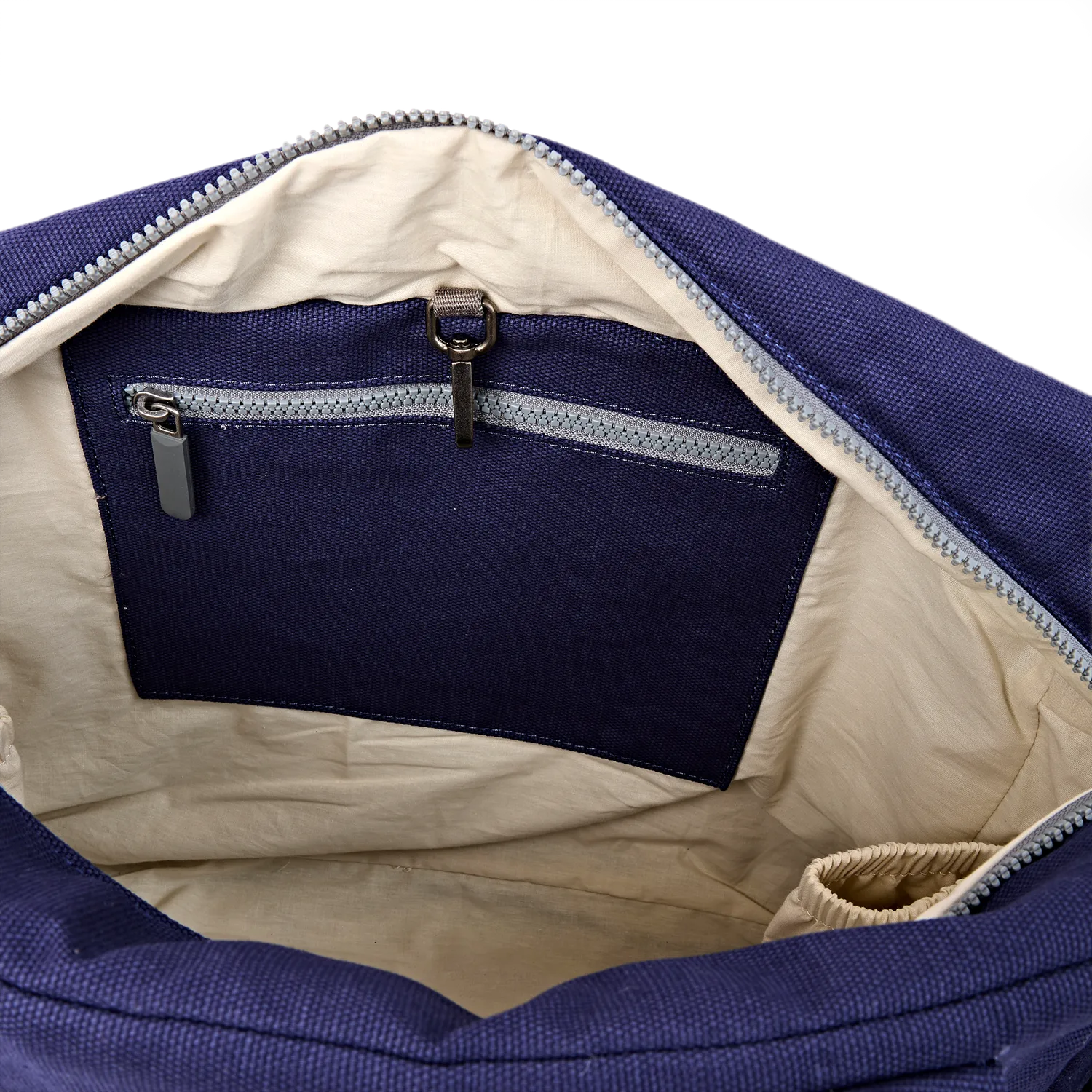 Roka London Somerset skuldertaske Navy Blue Large 18,5 liter