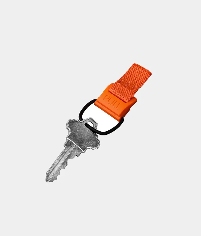 Alpaka HUB Keyring nøglering orange metalring