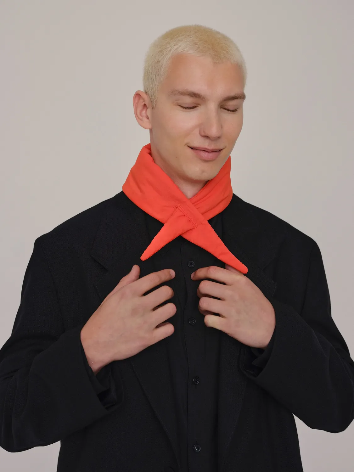 Ölend Padded Bandana tørklæde cobalt blue foret
