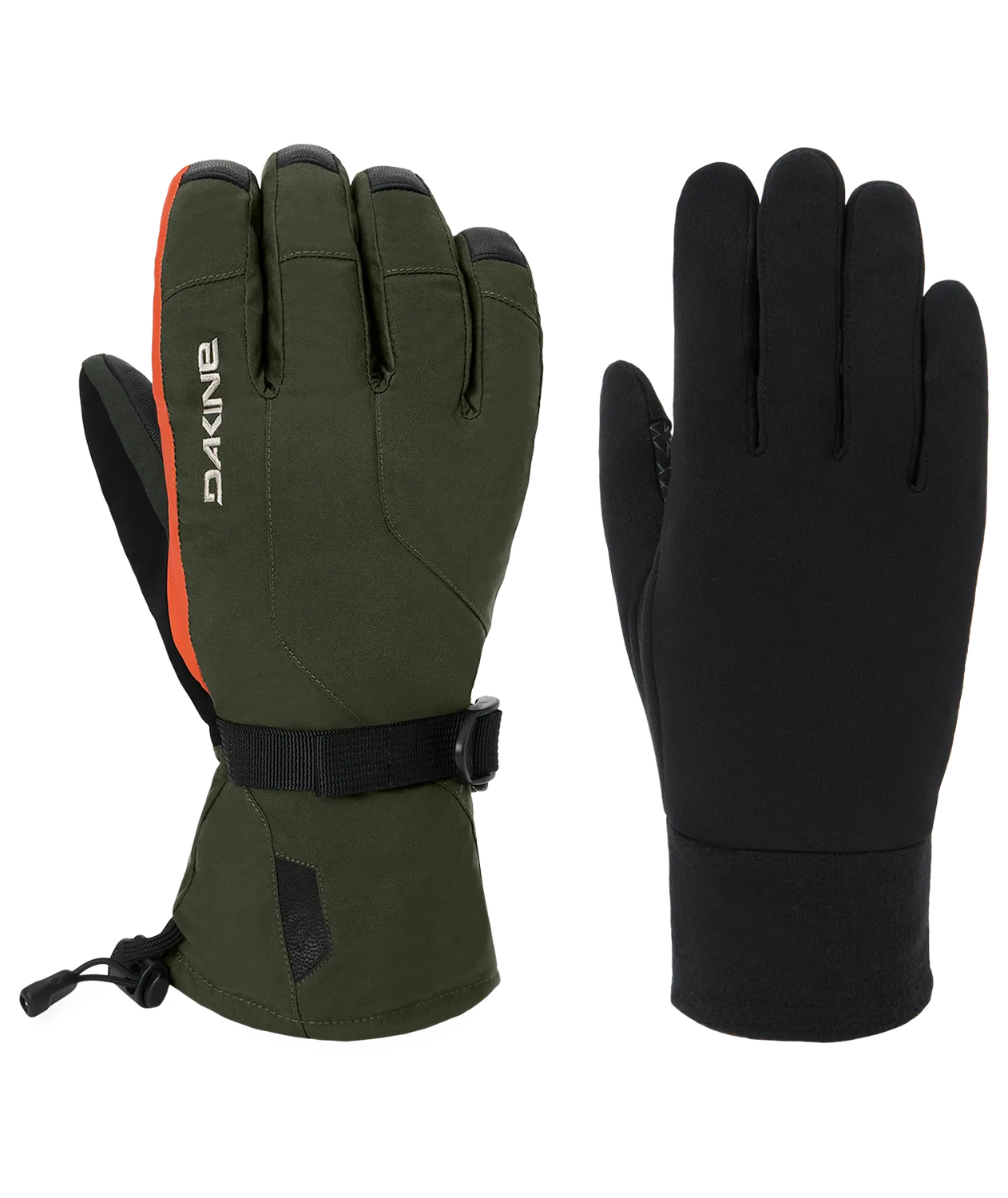 Dakine Scout 2.0 Leather DLX skihandsker Rosin vandtætte