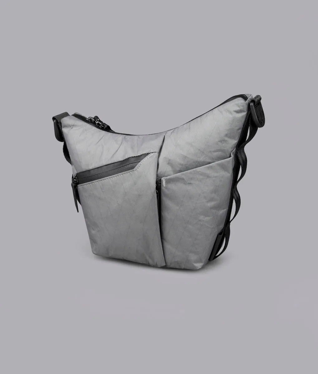 Alpaka Flow Satchel skuldertaske 2L slate gray vejrbestandig