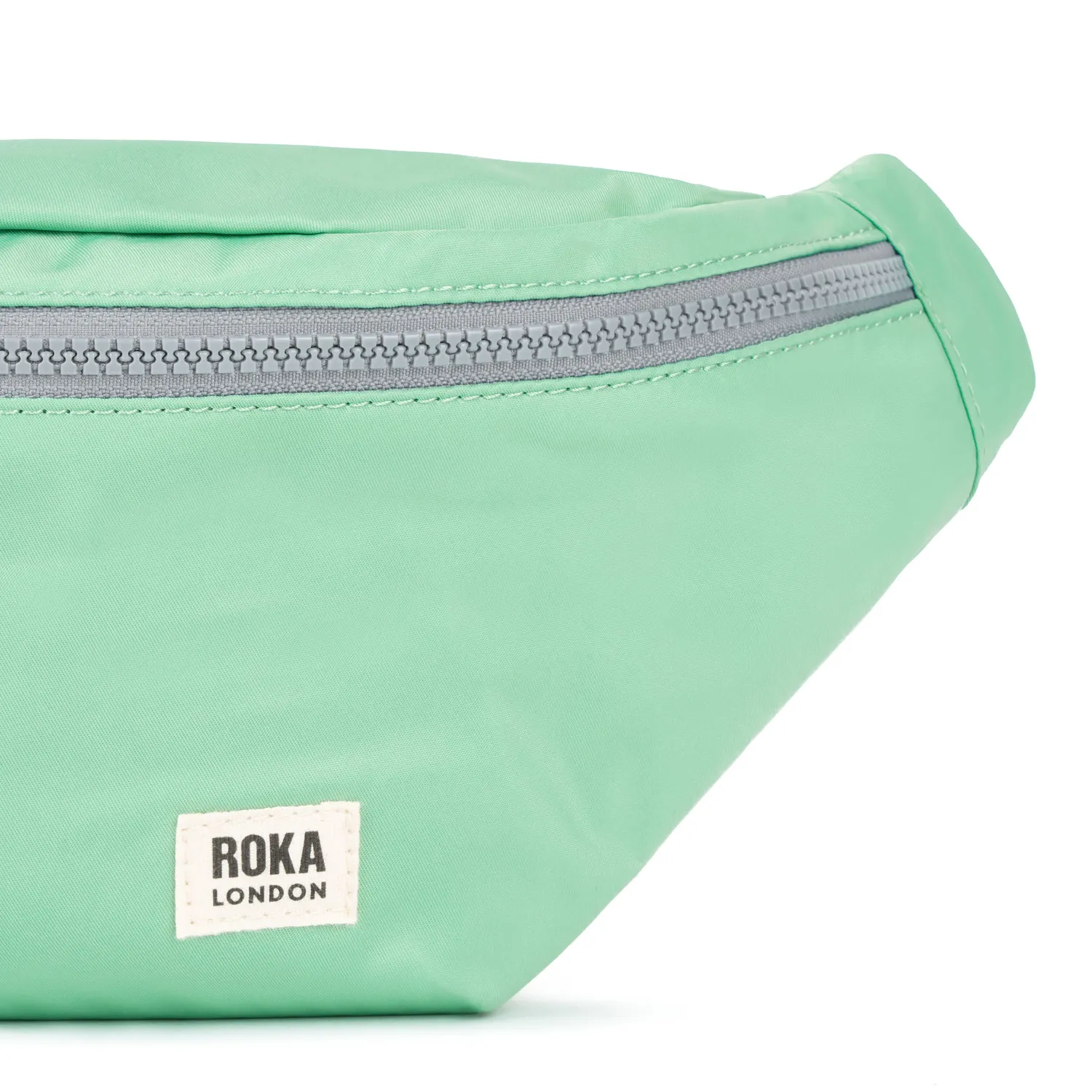 Roka London Jubilee bæltetaske matcha medium grøn