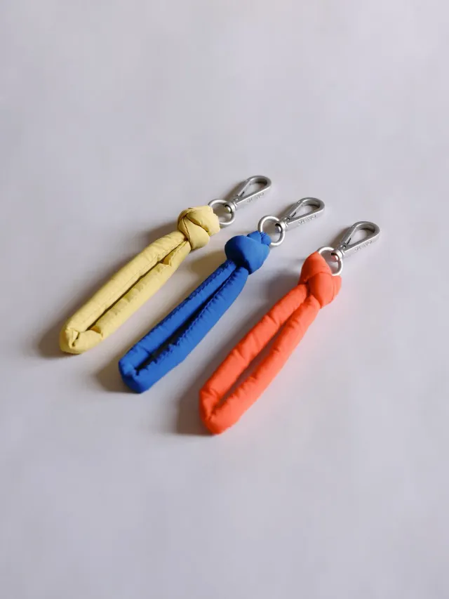 Ölend Puffy Key Chain nøglering Coral vandafvisende