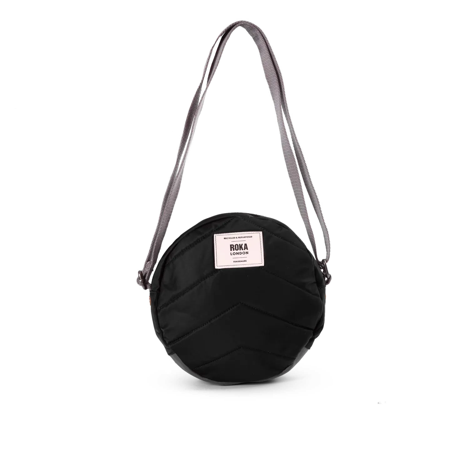 Roka London Paddington crossbody Small sort rund taske