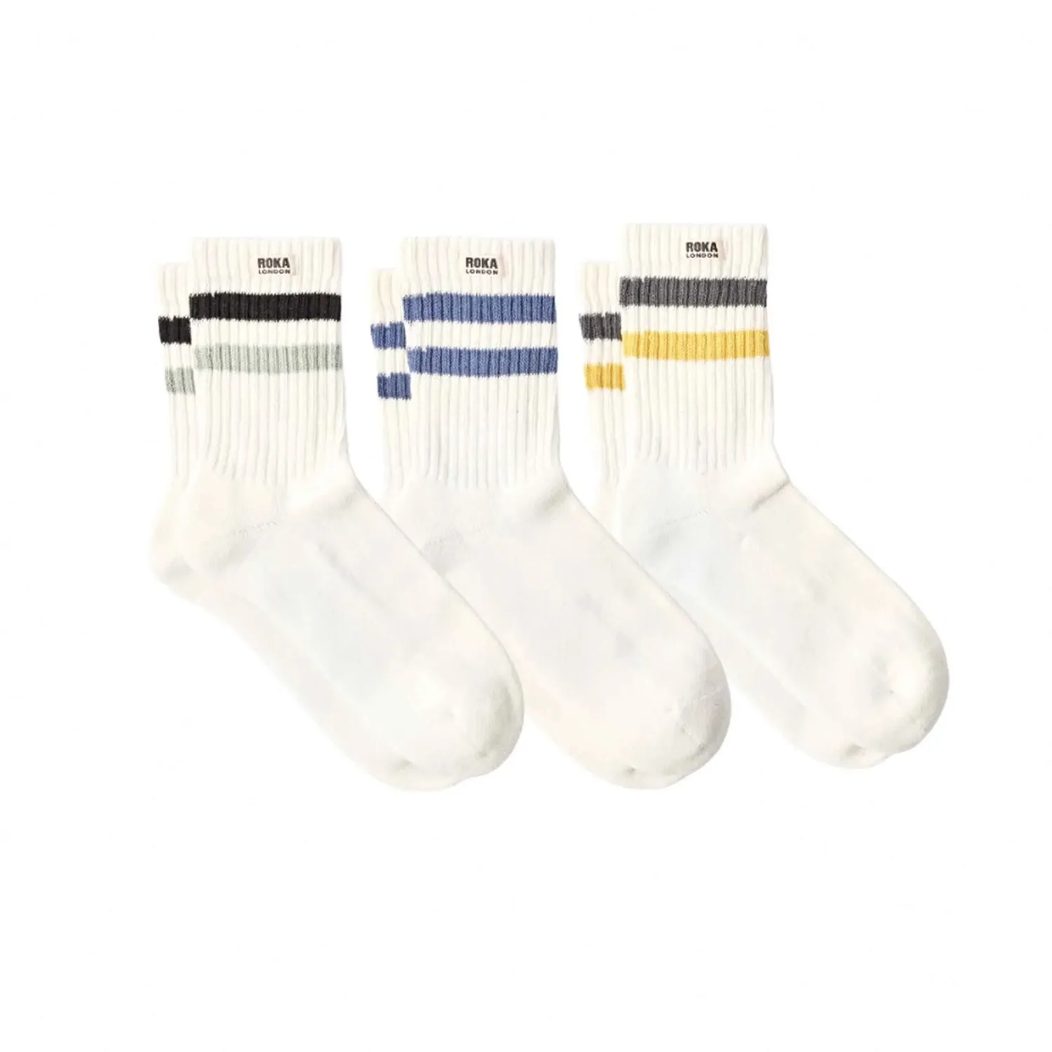 Roka London Windsor Varsity strømper herre 3-pak rød
