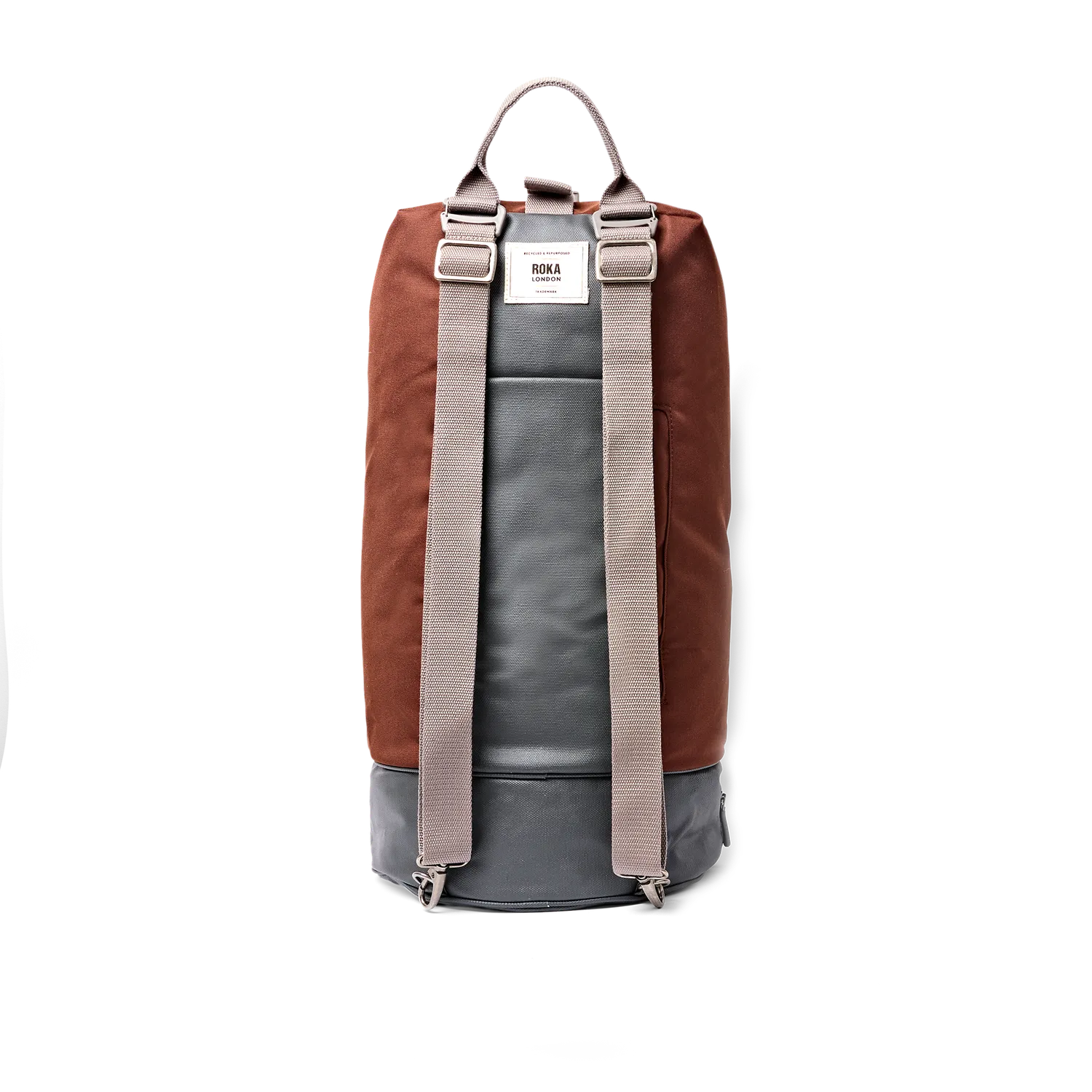 Roka London Heathrow Large duffeltaske Chocolate 50 liter