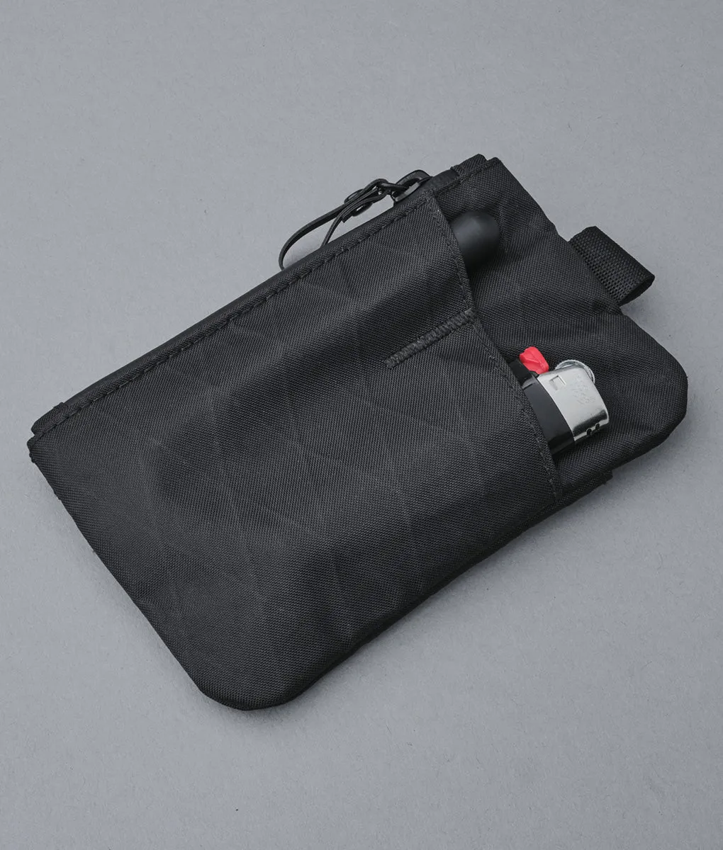 Alpaka Zip Pouch Pro kortpung sort X-Pac