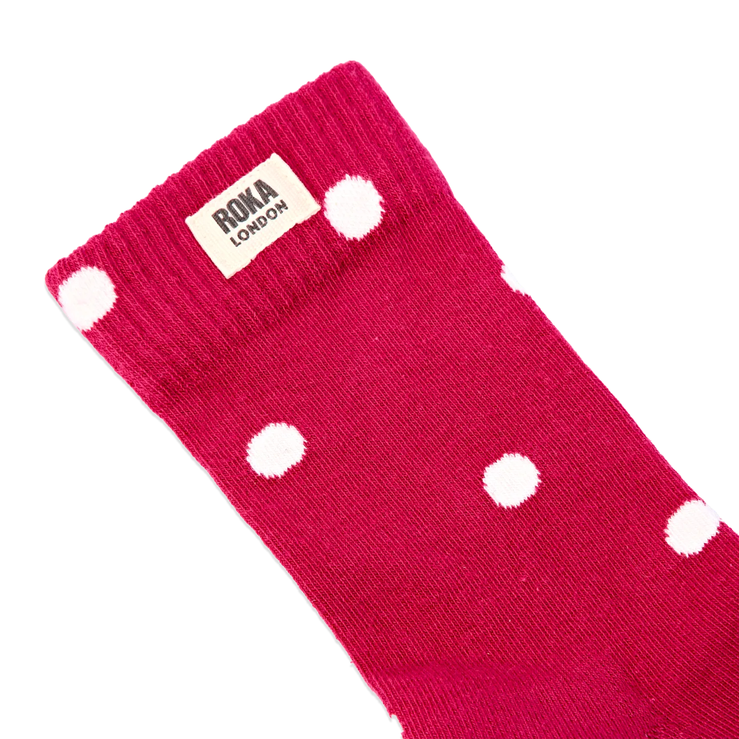 Roka Wimbledon crew sokker – Granita Red Dot