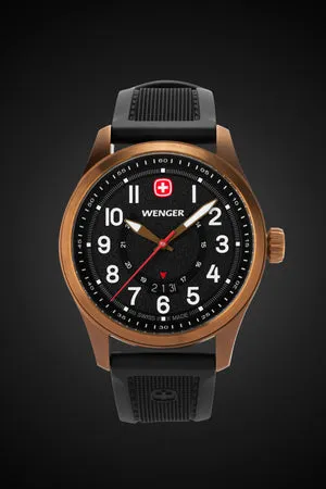 Wenger Terragraph herreur bronze sort skive silikone