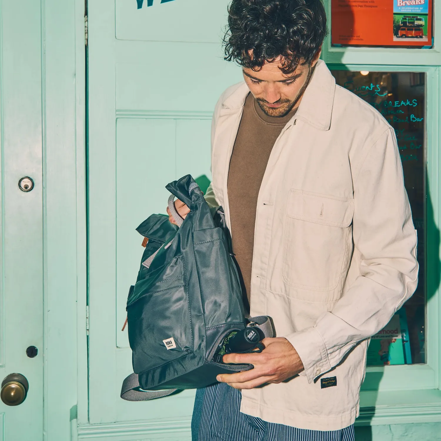 Roka London Bayswater rygsæk Beluga 14,6 liter