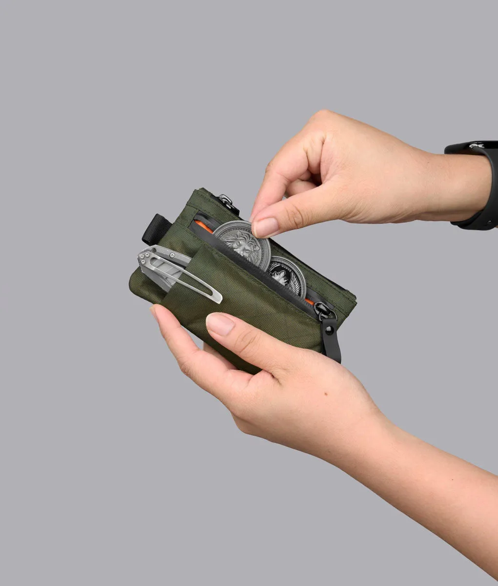 Alpaka Zip Pouch Pro Ultradyne pung grøn kompakt