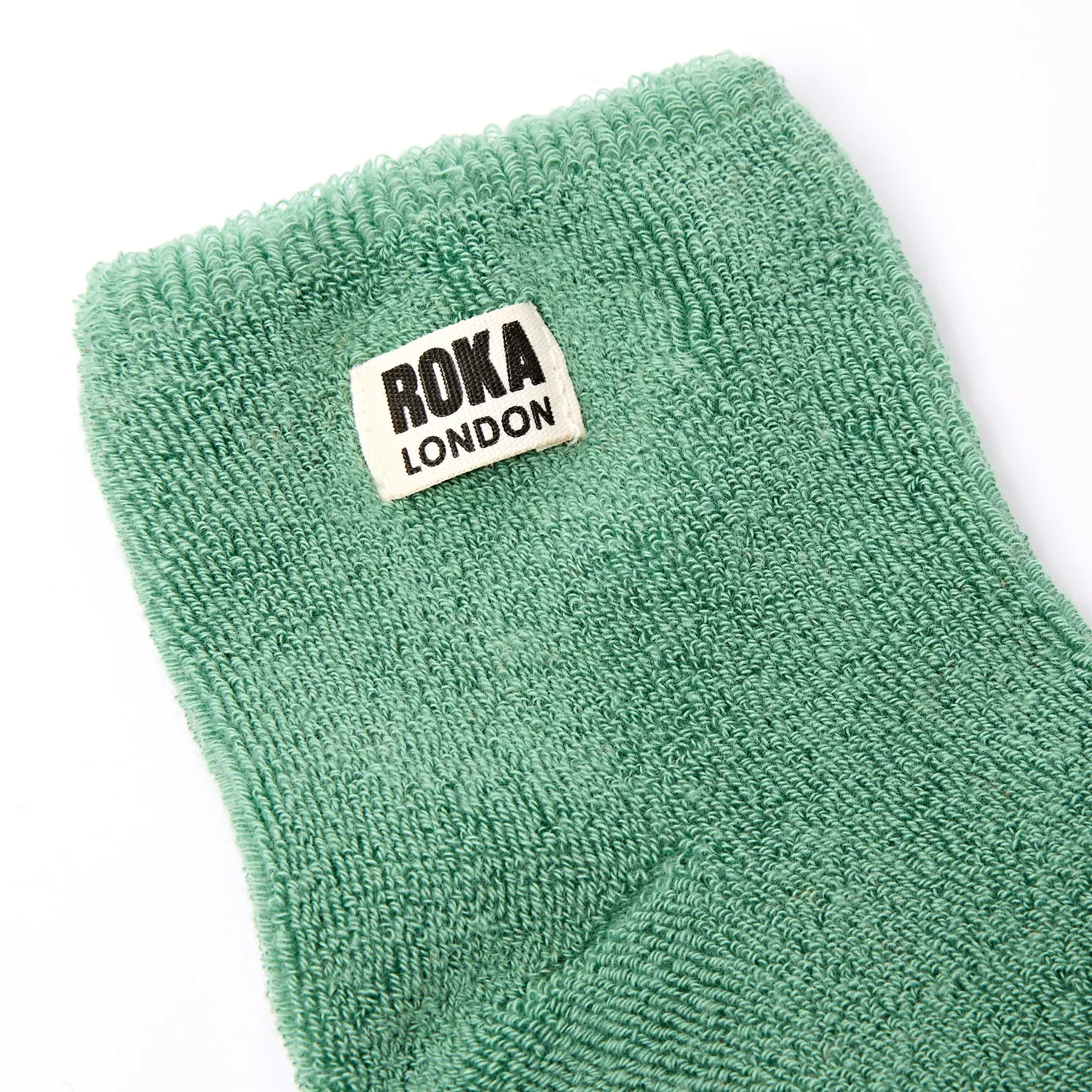 Roka London Watford crop sokker matcha hyggesokker