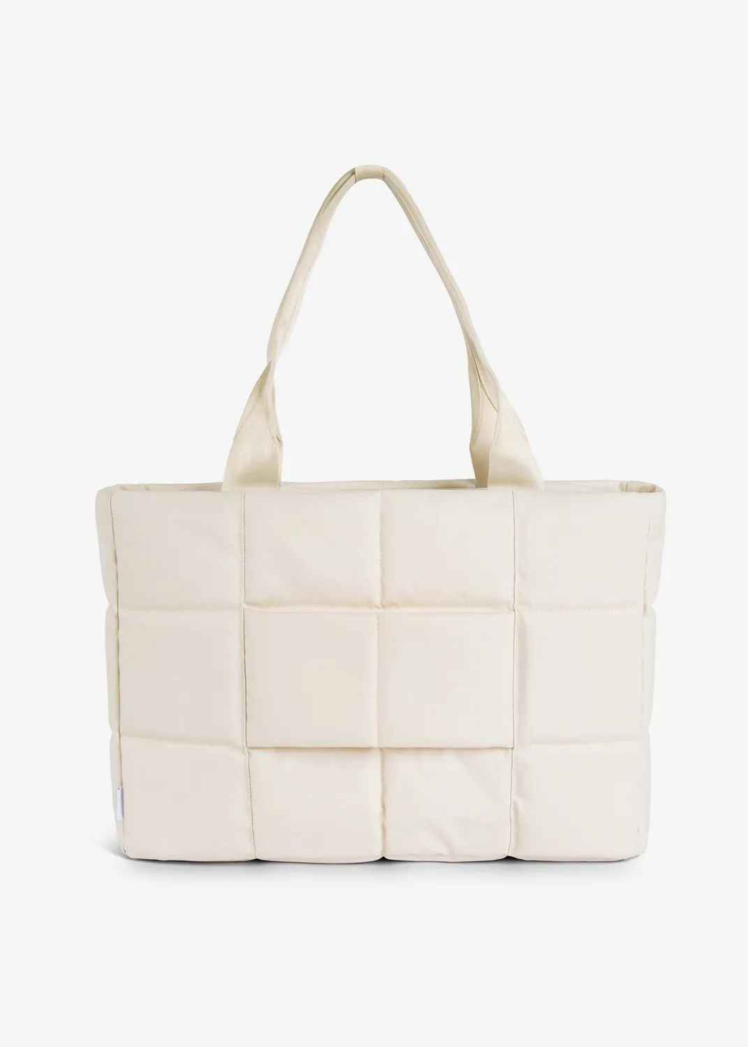 Sympl Vergara Tote taske creme med laptoprum